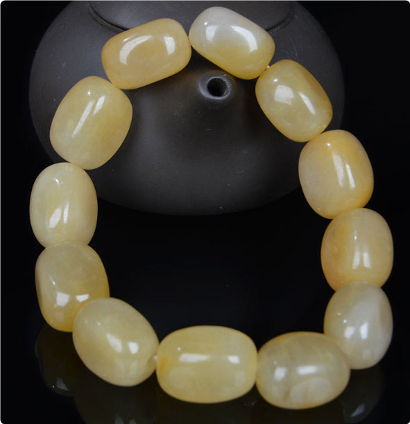 Jade Pebble Bracelet Natural Gobi