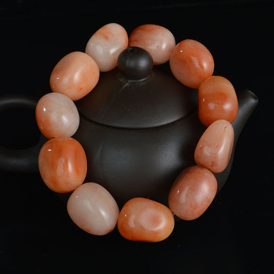 Jade Pebble Bracelet Natural Gobi