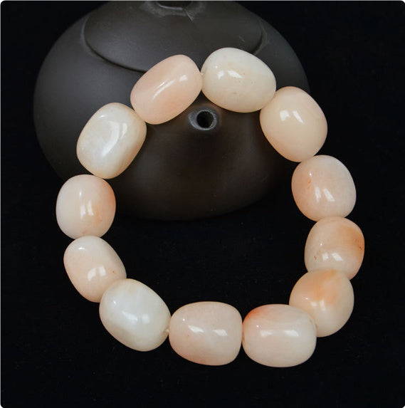 Jade Pebble Bracelet Natural Gobi